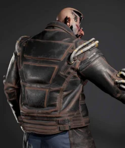 Cyberpunk 2077 Royce Leather Jacket Back