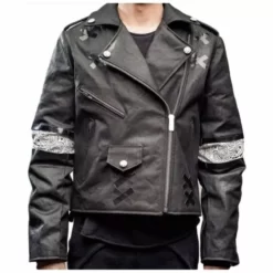 Daft Punk Shark Real Leather Jacket