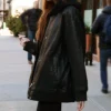 Dakota Johnson Black Real Leather Jacket