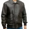 Dark Choco Brown A-2 Flight Leather Jacket