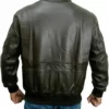 Dark Choco Brown A-2 Flight Real Leather Jacket