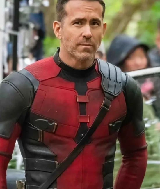 Deadpool Ryan Reynolds Wade Real Leather Costume