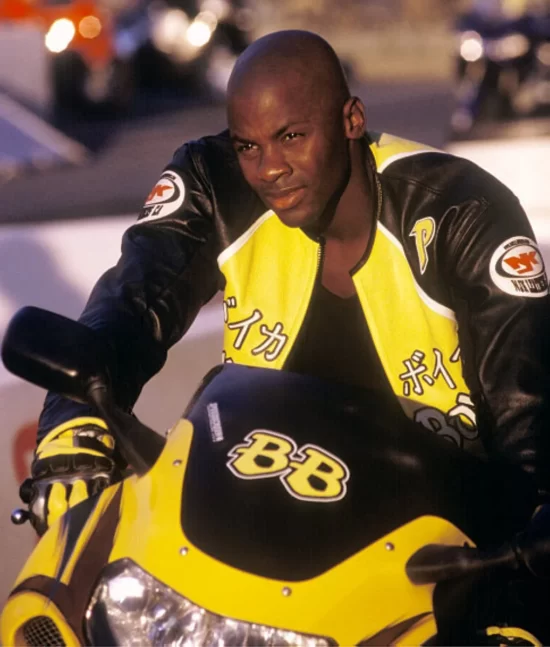 Derek Luke aka Biker Boyz Kid Yellow Motorcycle Jacket