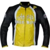 Derek Luke aka Biker Boyz Kid Yellow Motorcycle Premium Leather Jacket