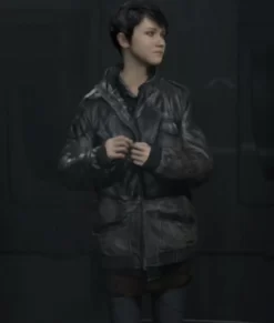 Detroit Become Human Kara Bomber Leather Jacket