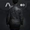 Detroit Become Human Kara Mens Bomber Leather Jacket