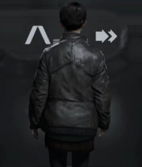 Detroit Become Human Kara Mens Bomber Leather Jacket