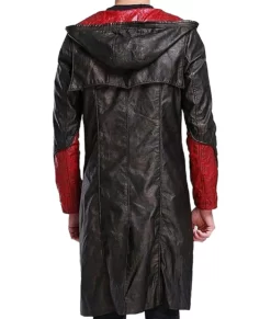 Devil May Cry Dante Hooded Real Leather Coat