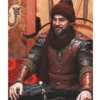 Dirilis Ertugrul S05 Engin Altan Duzyatan Brown Leather Vest