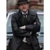 Donal Logue Gotham Black Best Leather Coat