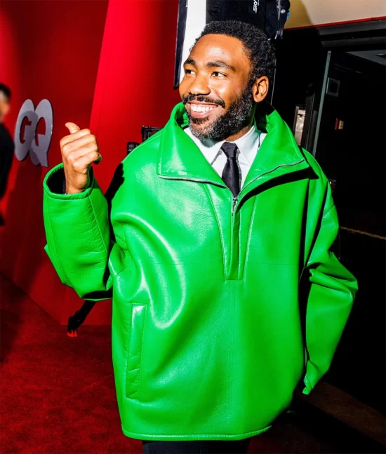 Donald Glover GQ Global Creativity Top Leather Jacket