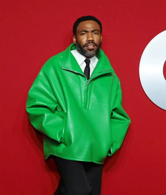 Donald Glover GQ Global Creativity Leather Jacket