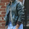 Donald Glover Green Real Leather Jacket