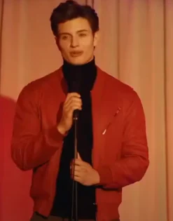 Don’t Suck 2023 Matt Rife Red Leather Jacket