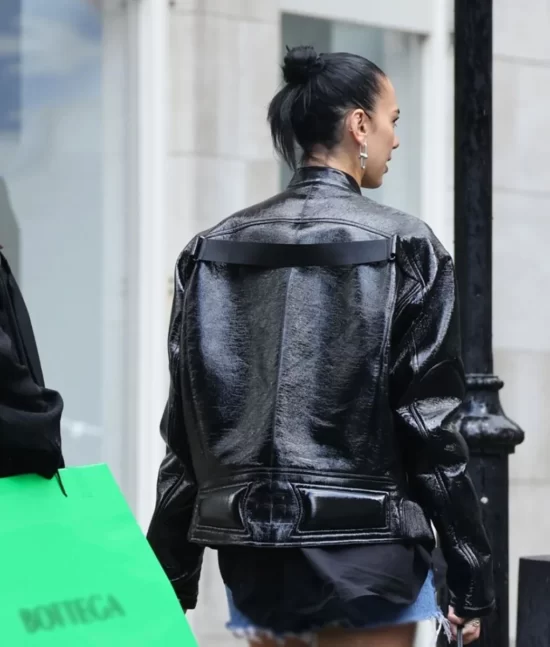 Dua Lipa Real Leather Jacket