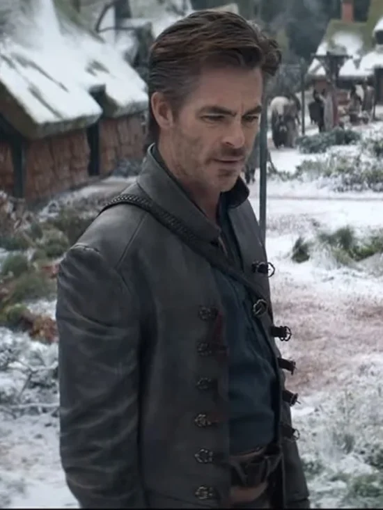 Dungeons & Dragons Honor Among Thieves Chris Pine Jacket Side