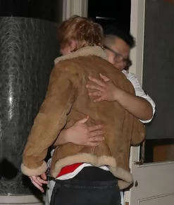 Ed Sheeran Brown Best Suede Leather Jacket