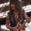 Eddie Van Halen Men's Black Real Leather Vest