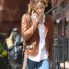 Emma Watson Biker Real Leather Jacket