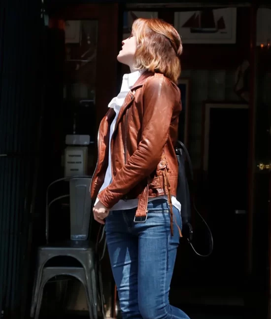 Emma Watson Biker Leather Jacket
