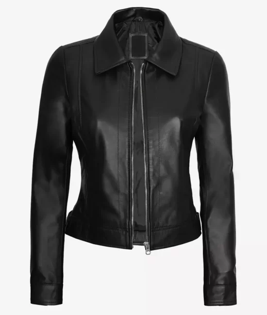 Erika Womens Quilted Biker Full Genuine Leather Jacket