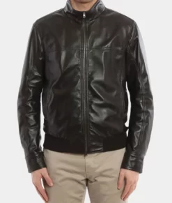 Ezekiel Men’s Black Real Leather Jacket