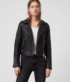F9 Letty Ortiz Moto Top Leather Jacket