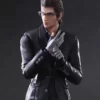 FFXV Final Fantasy XV Ignis Scientia Black Pure Leather Blazer