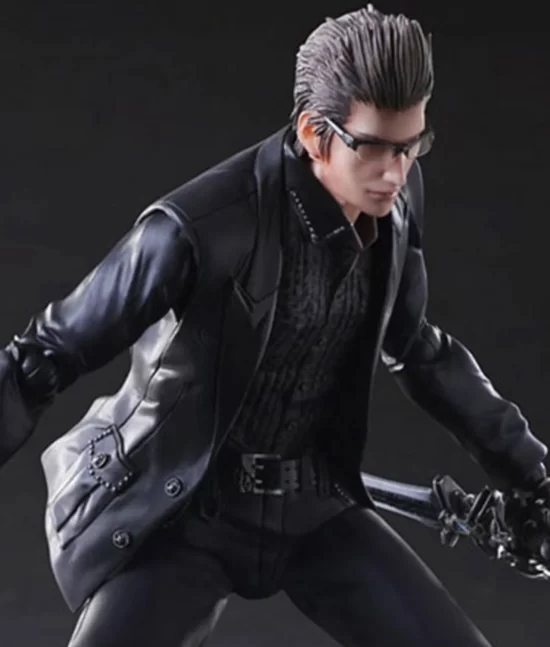 FFXV Final Fantasy XV Ignis Scientia Black Top Leather Blazer