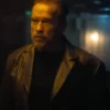 FUBAR Arnold Schwarzenegger Black Genuine Leather Biker Jacket