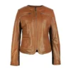 Fadcloset Tan Leather Jacket