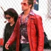 Fight Club Brad Pitt Red Jacket