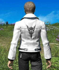 Final Fantasy XIV Scion Adventurers Leather Jacket Back