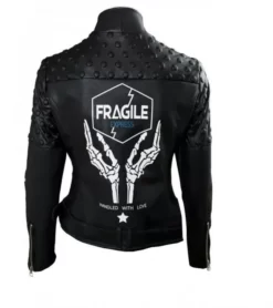 Fragile Express Death Stranding Real Black Leather Jacket