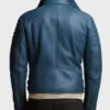 Franklin Blue Top Leather Jacket