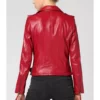 Freaky Millie Red Genuine Leather Jacket