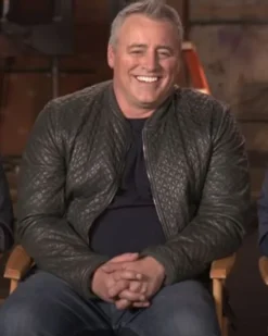 Friends The Reunion Matt Leblanc Quilted Leather Jacket
