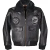 G-1 Wings Of Gold Black Jacket Front