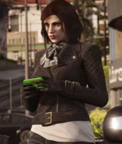 GTA 6 Female Protagonist Biker Leather Jacket