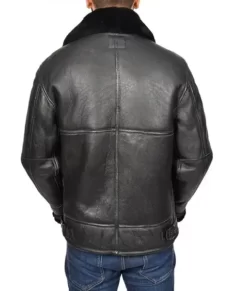 Genuine Matte Black B3 Bomber Top Leather Jacket