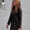 Ghosted Ana De Armas Top Leather Jacket