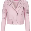 Girls5eva S02 Summer Dutkowsky Studded Best Pink Jacket