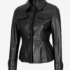 Gladys-Womens-Black-Peplum-Real-Leather-Jacket