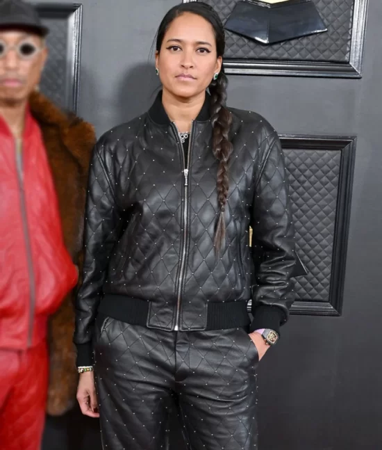 Grammy Awards 2023 Helen Lasichanh Original Leather Jacket