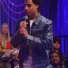 Grown-ish S06 Marcus Scribner Blue Waxed Top Leather Jacket