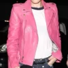 Gwen Stefani Pink Leather Jacket