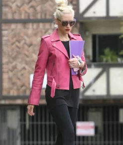 Gwen Stefani Pink Original Leather Jacket