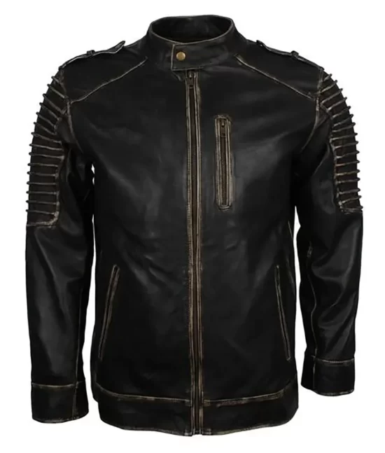 Halloween Joker Biker Leather Jacket