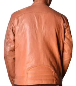 Hardy Tan Leather Slim Fit Real Leather Jackets
