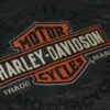 Harley Davidson Men Black Real Leather Jacket